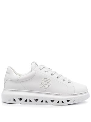 Karl Lagerfeld NFT Kapri leather sneakers - White