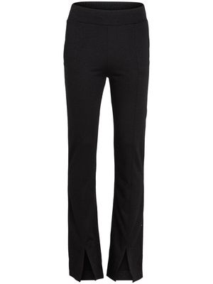 Karl Lagerfeld open ankle high-rise trousers - Black