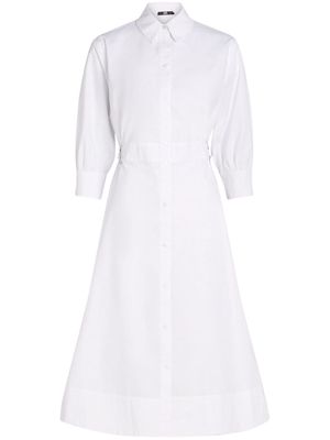 Karl Lagerfeld organic cotton shirt dress - White
