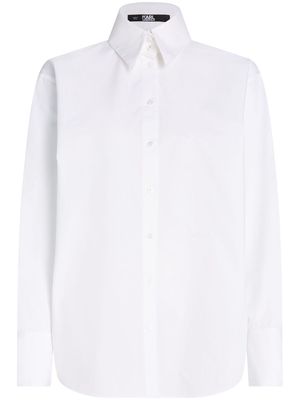 Karl Lagerfeld organic-cotton shirt - White