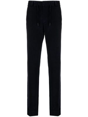 Karl Lagerfeld Pace drawstring slim-cut trousers - Blue