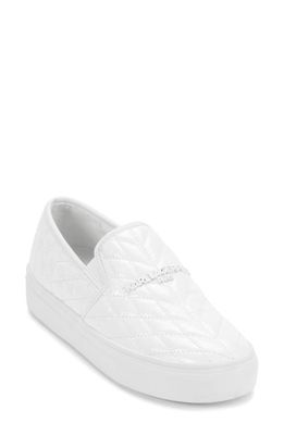 Karl Lagerfeld Paris Clarissa Logo Sneaker in Bright White