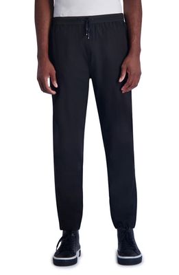 Karl Lagerfeld Paris LM4 Slim Fit Track Pants in Black 