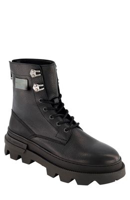 Karl Lagerfeld Paris Lug Sole Work Boot in Black