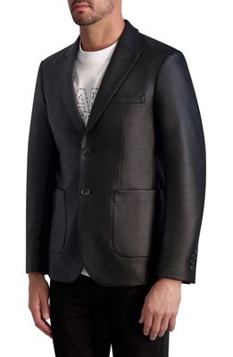 Karl Lagerfeld Paris Peaked Lapel Sport Coat in Black