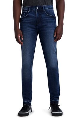 Karl Lagerfeld Paris Relase Hem Slim Fit Jeans in Dark Blue 