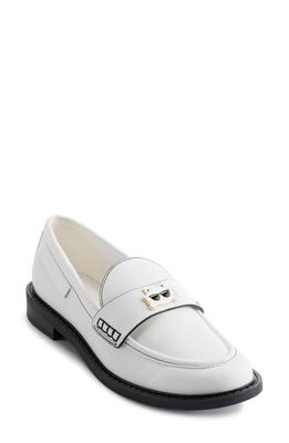 Karl Lagerfeld Paris Riya Cat Loafer in Bright White