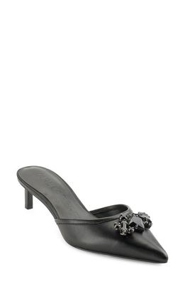 Karl Lagerfeld Paris Sosie Crystal Pointed Toe Pump in Black