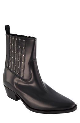 Karl Lagerfeld Paris Studded Chelsea Boot in Black