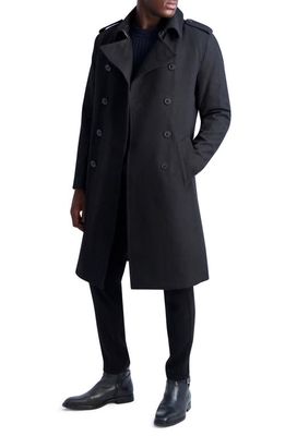 Karl Lagerfeld Paris Trench Coat in Black