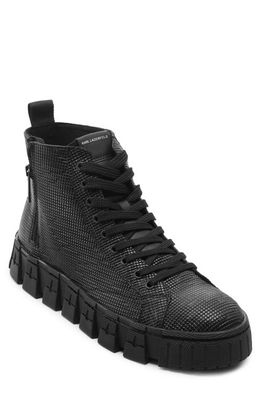 Karl Lagerfeld Paris Zip Sneaker in Black