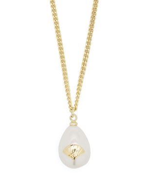 Karl Lagerfeld pearl-pendant necklace - Gold