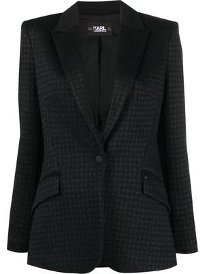 Karl Lagerfeld Premium Punto blazer - Black