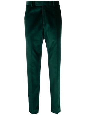 Karl Lagerfeld Road tailored velvet trousers - Green