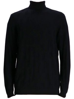 Karl Lagerfeld roll-neck wool jumper - Black