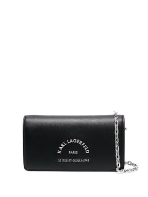 Karl Lagerfeld RSG leather cross body bag - Black