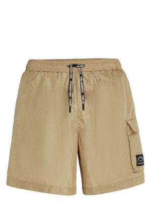 Karl Lagerfeld Rue St-Guillaume cargo swim shorts - Neutrals