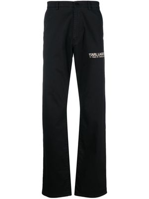 Karl Lagerfeld Rue St-Guillaume chino trousers - Black