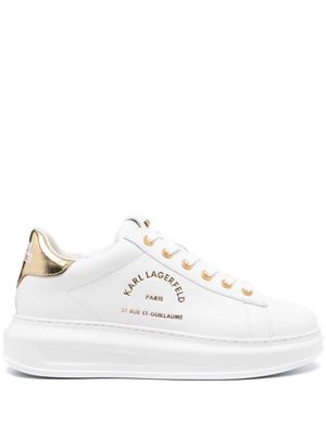 Karl Lagerfeld Rue St-Guillaume leather sneakers - White