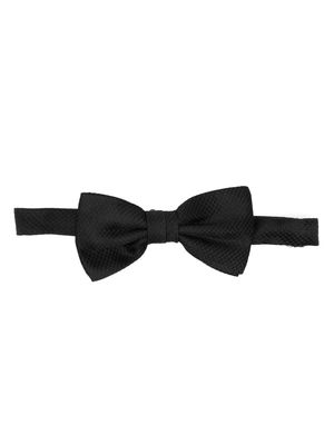 Karl Lagerfeld silk bow tie - Black