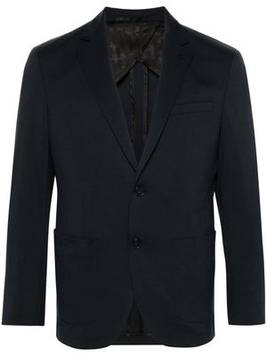 Karl Lagerfeld single-breasted jersey blazer - Blue