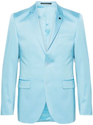 Karl Lagerfeld single-breasted twill blazer - Blue