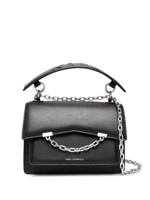 Karl Lagerfeld small chain-detail shoulder bag - Black