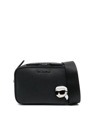 Karl Lagerfeld small Ikonik Kore East/West crossbody bag - Black