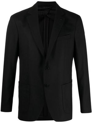 Karl Lagerfeld Smart single-breasted twill blazer - Black
