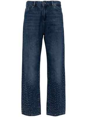 Karl Lagerfeld Sparkle straight-leg jeans - Blue