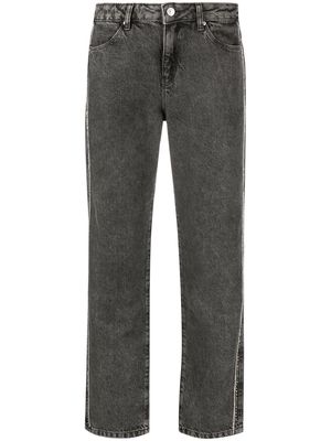Karl Lagerfeld stonewash boyfriend-cut jeans - Grey