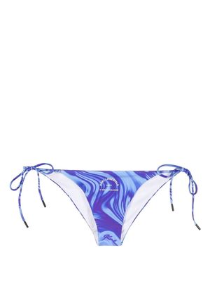 Karl Lagerfeld string-tie bikini bottoms - Blue
