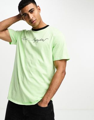Karl Lagerfeld T-shirt in lime green