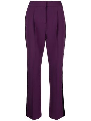 Karl Lagerfeld tailored straight trousers - Purple