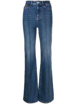 Karl Lagerfeld x Amber Valletta bootcut jeans - Blue