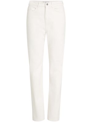 Karl Lagerfeld x Amber Valletta high-rise jeans - White