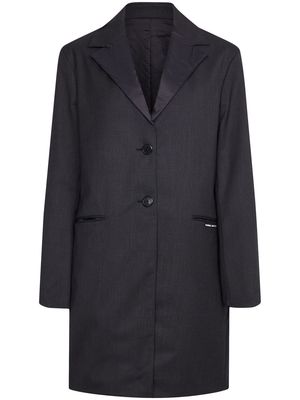 Karl Lagerfeld x Cara Delevingne reversible coat - Black