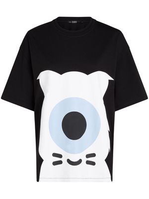 Karl Lagerfeld x Darcel Disappoints organic-cotton T-shirt - Black