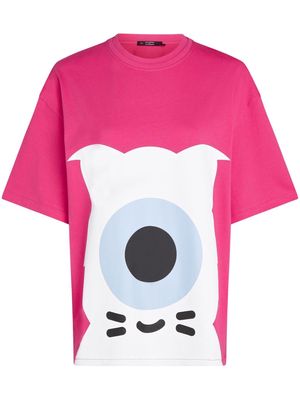 Karl Lagerfeld x Darcel Disappoints organic-cotton T-shirt - Pink