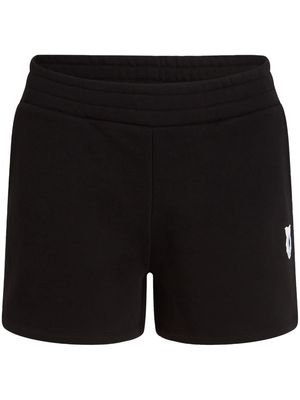 Karl Lagerfeld x DD logo-print organic cotton shorts - Black