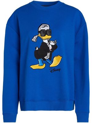 Karl Lagerfeld x Disney logo-motif sweatshirt - Blue