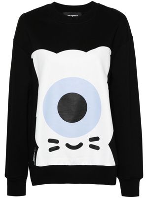 Karl Lagerfeld xDarcel Disappoints graphic-print sweatshirt - Black