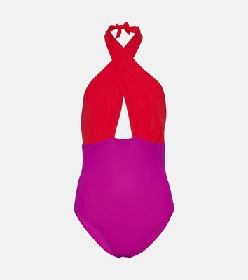 Karla Colletto Mabel colorblocked swimsuit