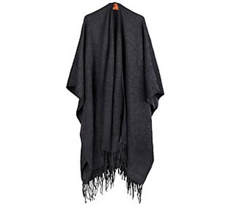 Karla Hanson Fringed Shawl Poncho