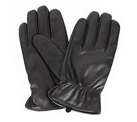 Karla Hanson Men's Leather Touch Screen Gloves