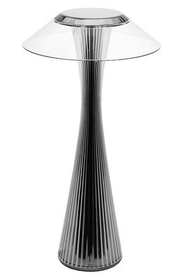 Kartell Space Rechargeable Battery Table Lamp in Titanium