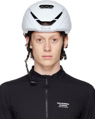 KASK White Wasabi Cycling Helmet
