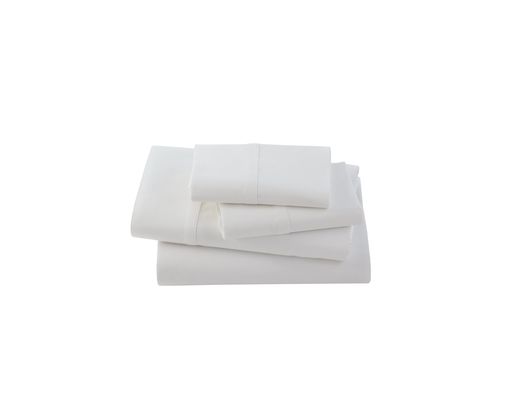 Kassatex Bamboo Sheet Collection in White King Fitted