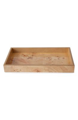 Kassatex Mesa Burl Wood Tray in Burled Wood