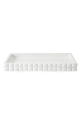 Kassatex Piazza Tray in White